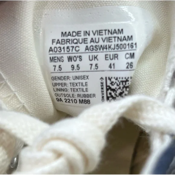 Converse Chuck 70 Hi Fire Opal Gold‎ Tone Shoes - Picture 9 of 10